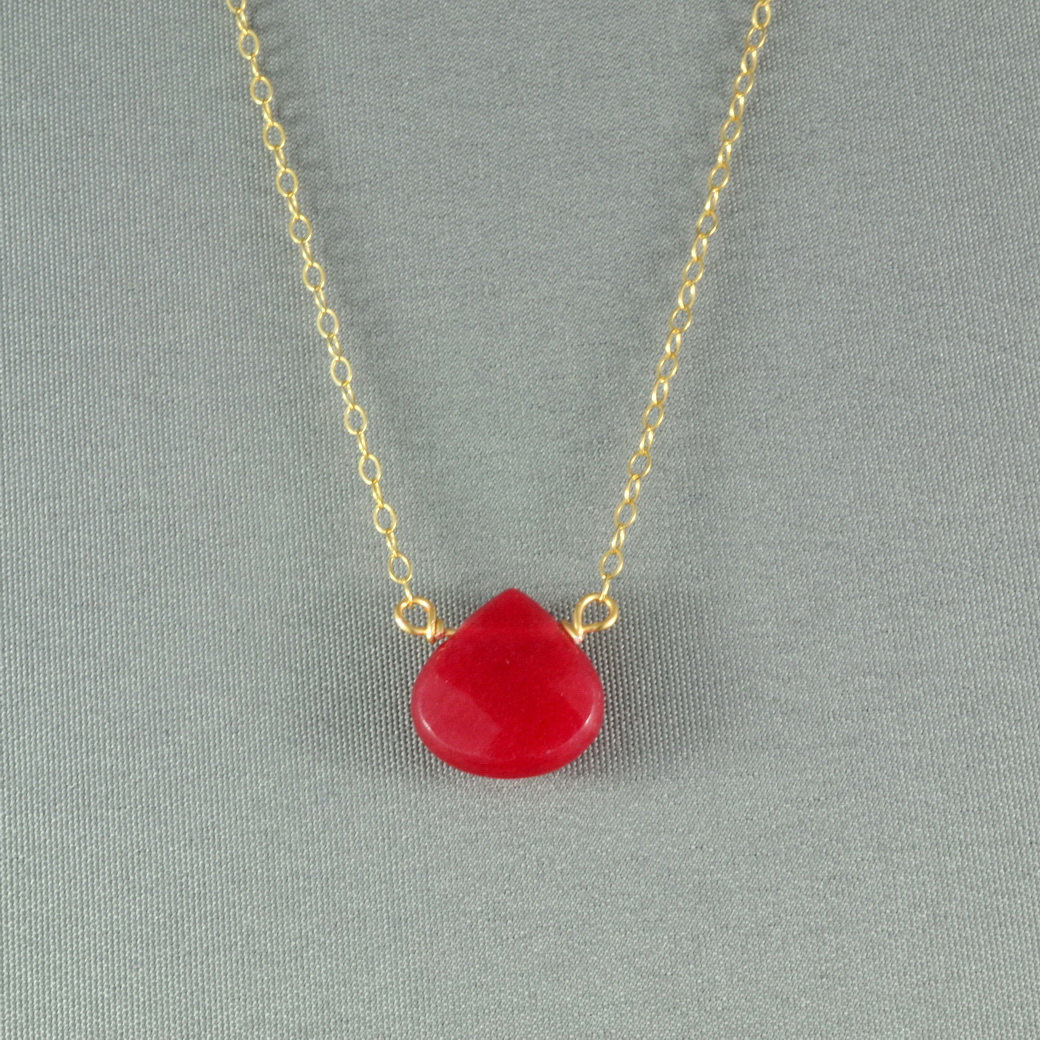 red jade necklace